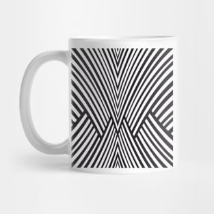 Abstract Black And White Mug